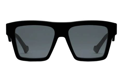 gucci 663749 j0740 1012|Gucci Square Frame Sunglasses Black/Black (663749 J0740 .